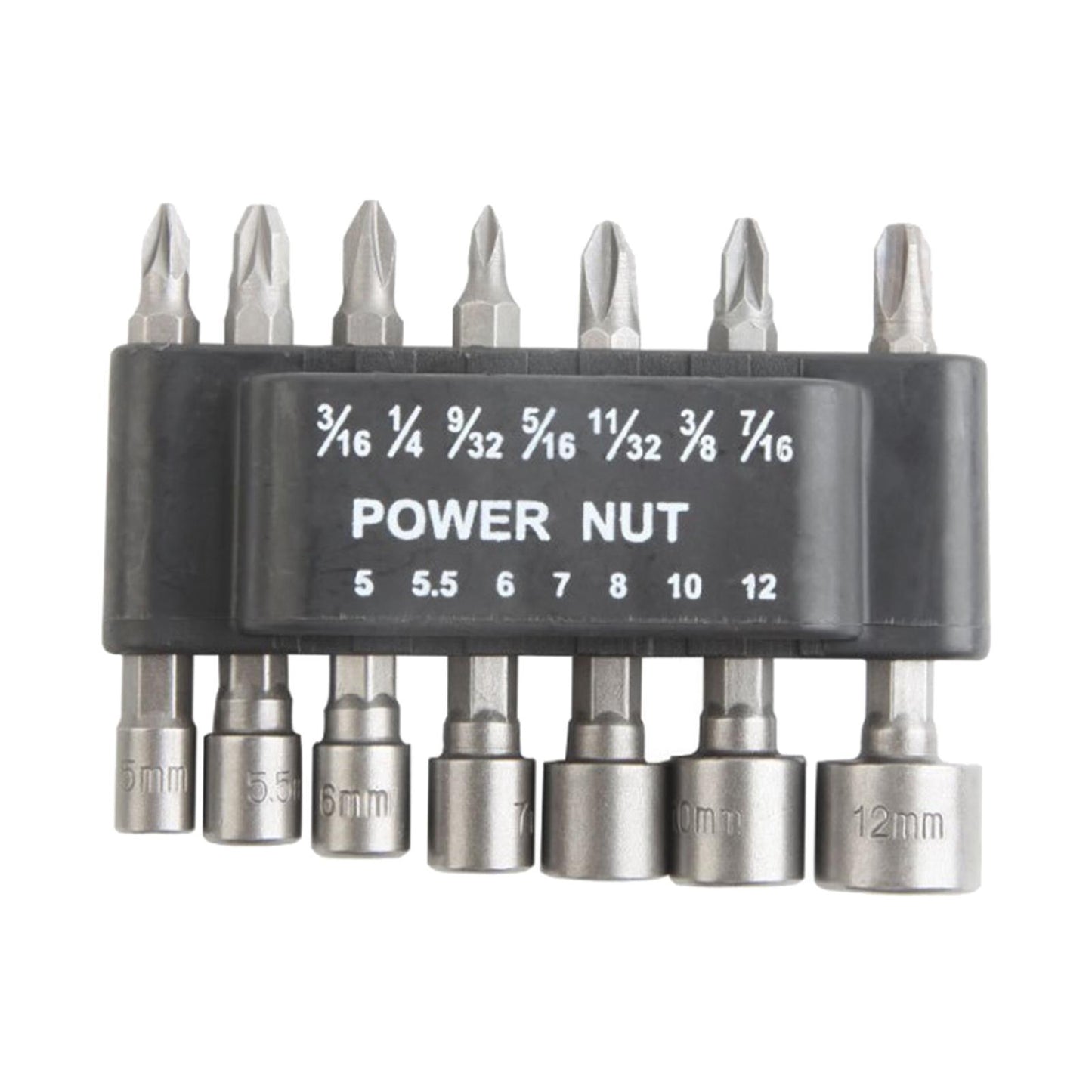 Socket Wrench Set Hexagonal Shank Hex Nut Socket Screwdriver 9x7.5x2cm
