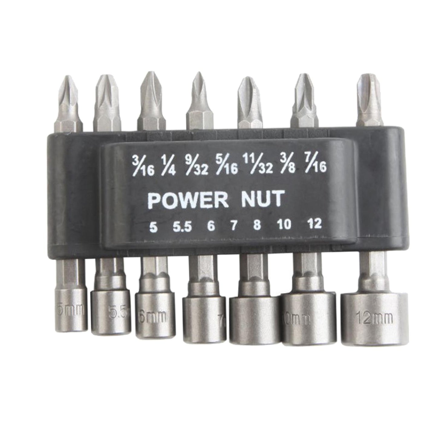 Socket Wrench Set Hexagonal Shank Hex Nut Socket Screwdriver 9x7.5x2cm