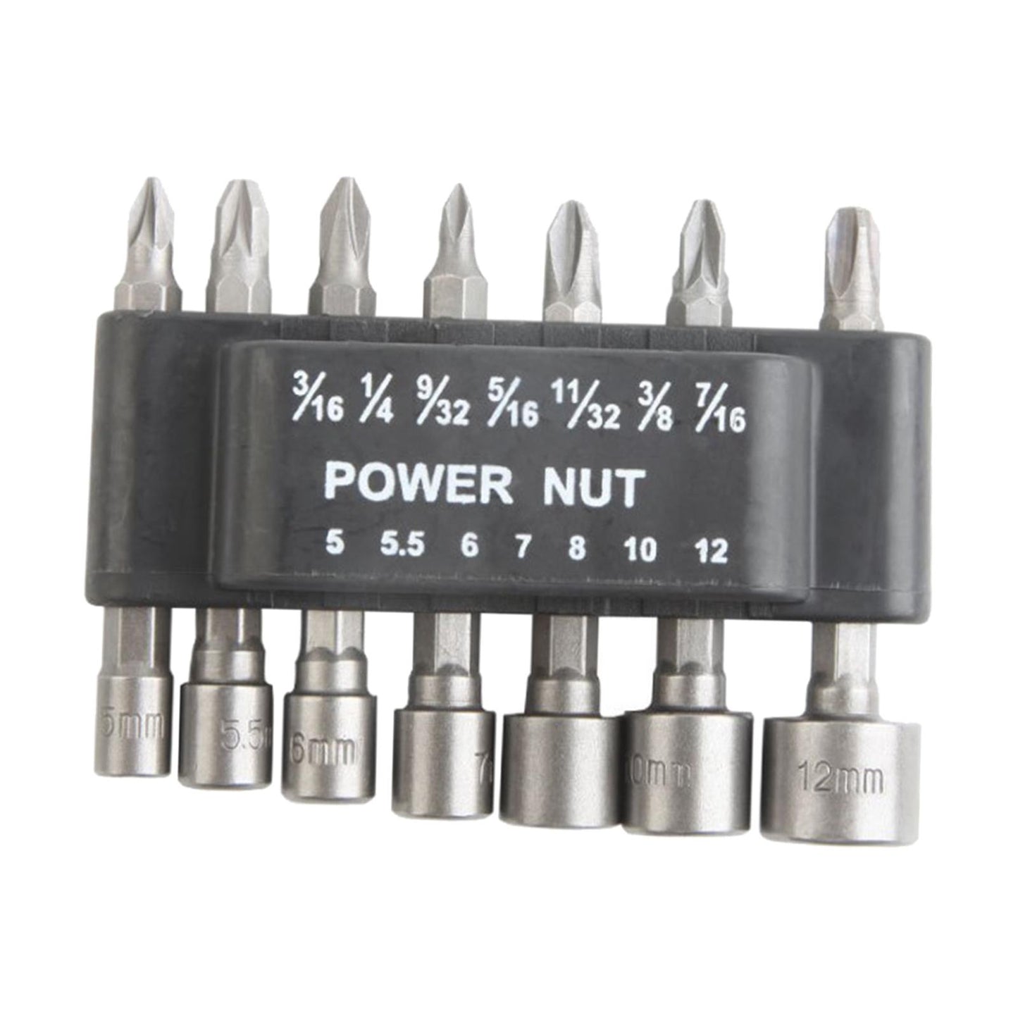 Socket Wrench Set Hexagonal Shank Hex Nut Socket Screwdriver 9x7.5x2cm