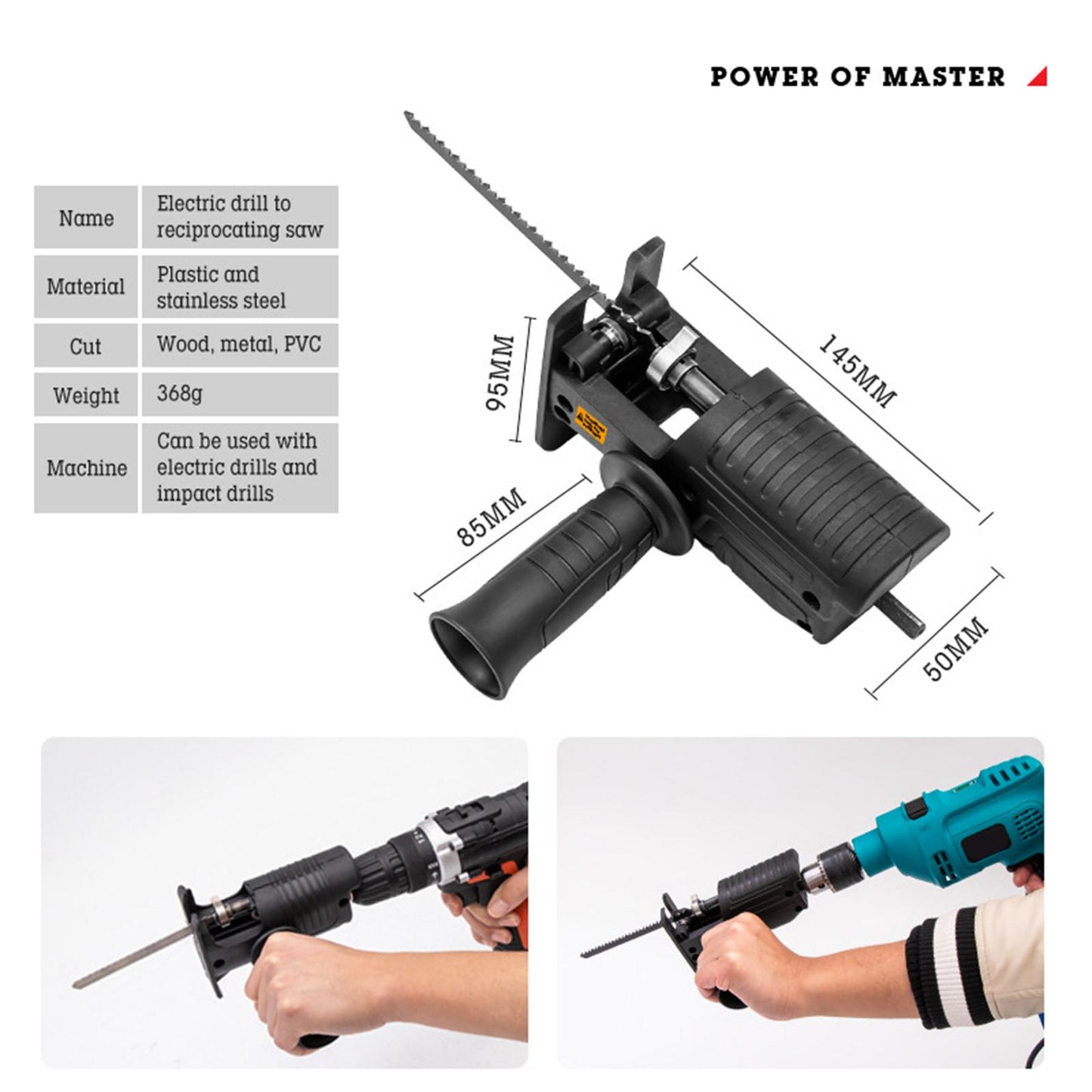 Portable Electric Reciprocating Saw Household Multifunctional Cutting Tools with oil can