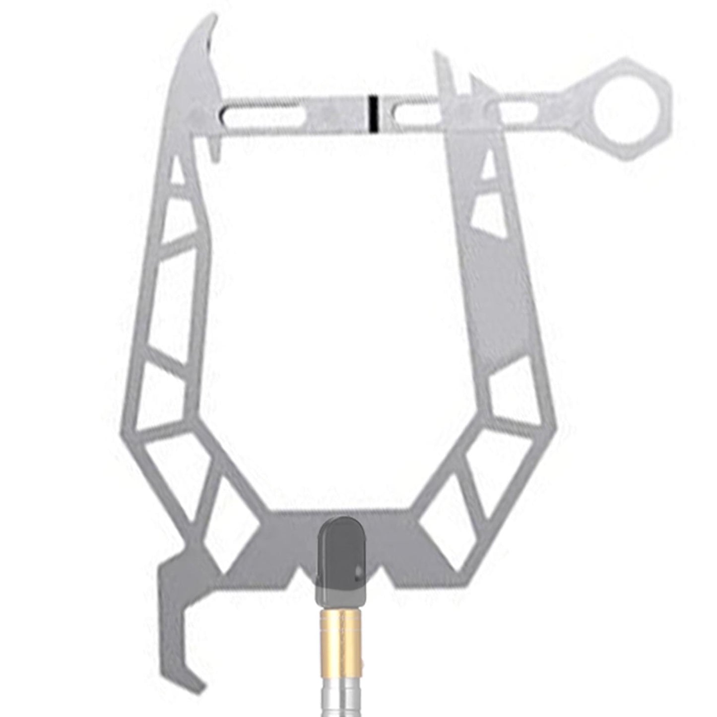 Multi-Purpose U Type Telescoping Boat Hook Dock Hook Only B adapter