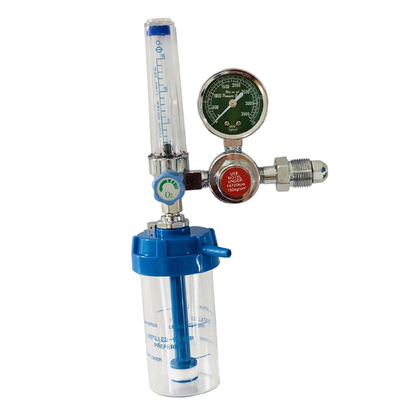 Buoy Type Oxygen Pressure Reducing Regulator Flowmeter Inhalator 0-10L/min