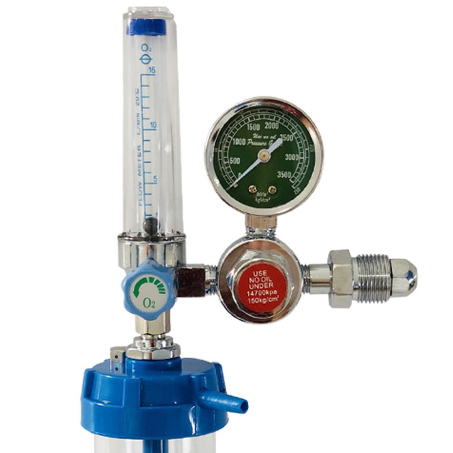Buoy Type Oxygen Pressure Reducing Regulator Flowmeter Inhalator 0-10L/min