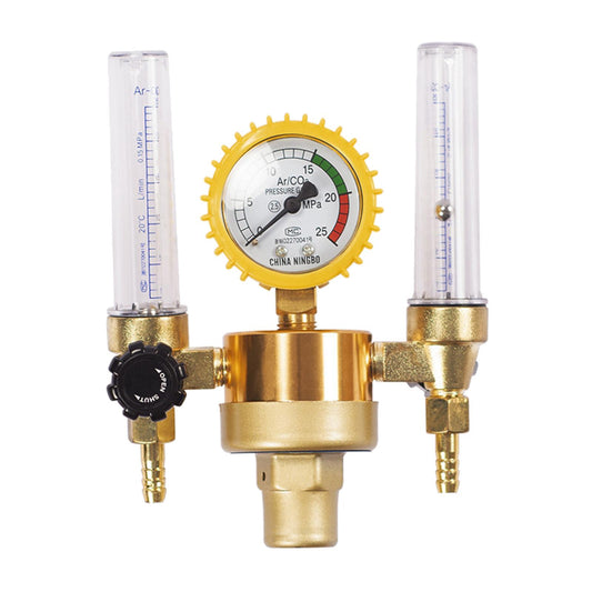 Pro Argon CO2 Gas Regulator Control Valve Double Tube Welding Accessories