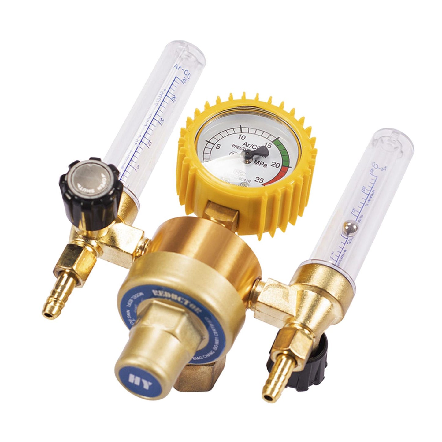 Pro Argon CO2 Gas Regulator Control Valve Double Tube Welding Accessories