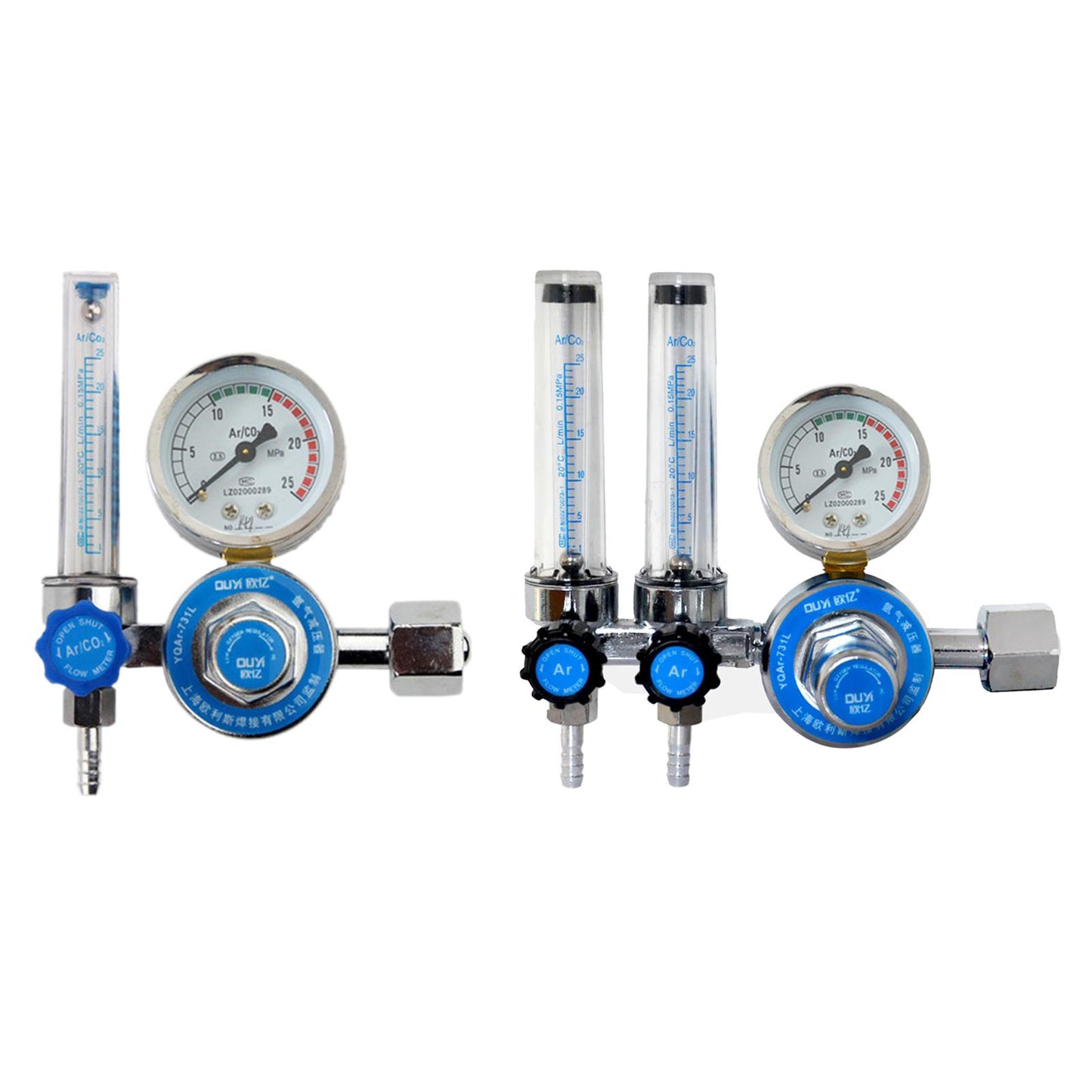 Argon / CO2 Mig Tig Flow Meter Flowmeter Gas Regulator Gauge Welding single