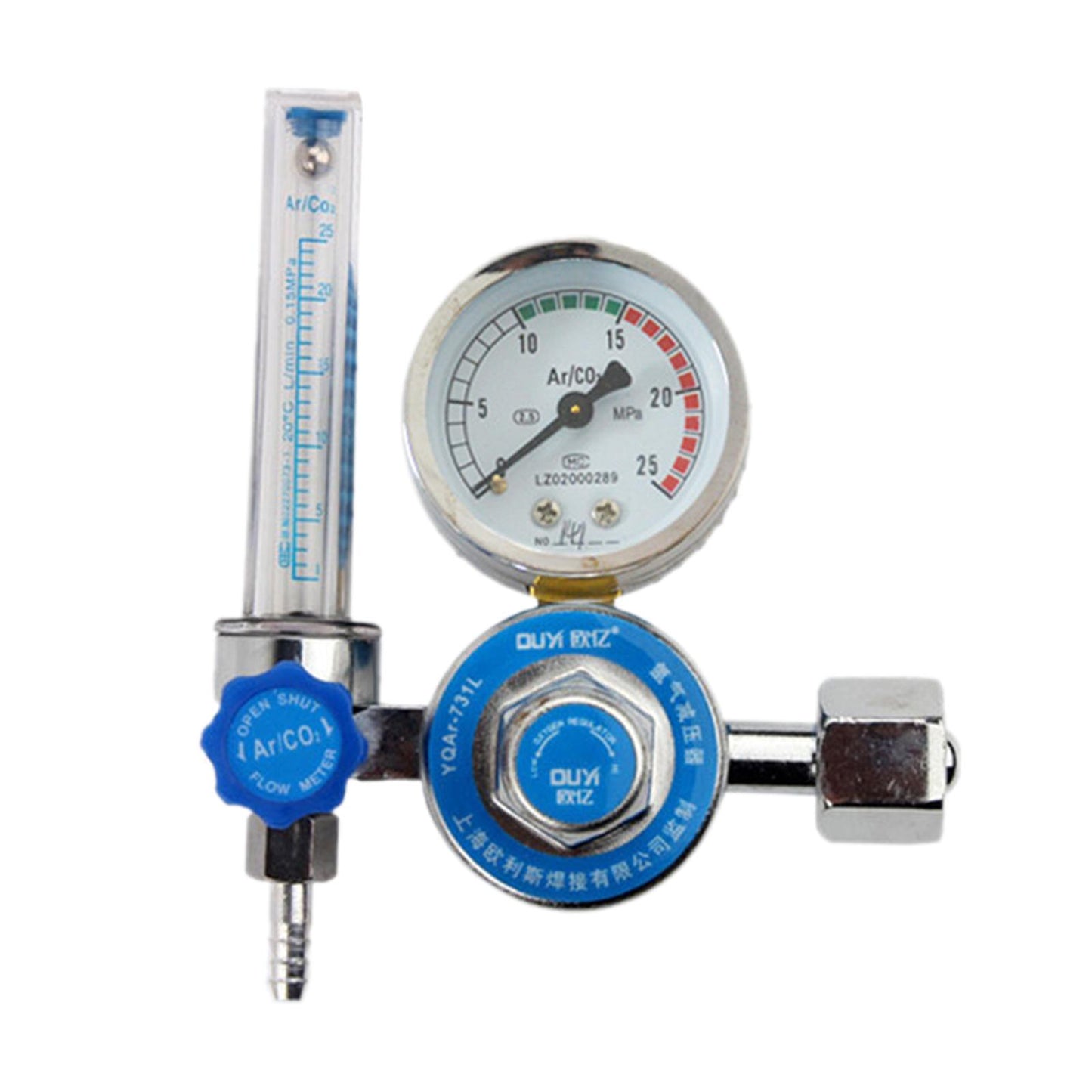 Argon / CO2 Mig Tig Flow Meter Flowmeter Gas Regulator Gauge Welding single