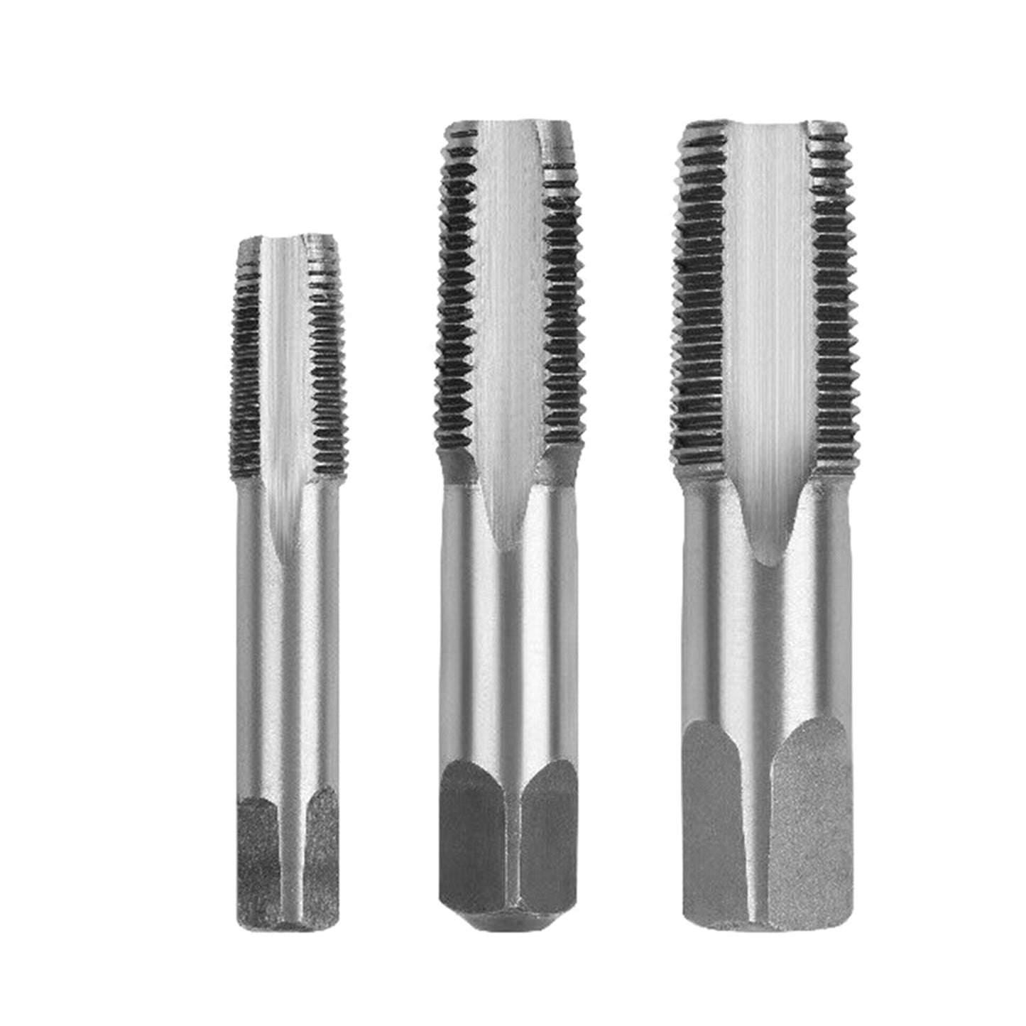 Set of 5 NPT Pipe Tap Set Thread Forming Taps Carbon Steel 3/8 3/4" 1/8""