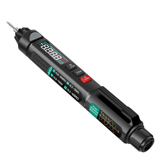 Multimeter Tester 6000 Counts AC/DC Voltage Meter Pen A3008 with Tools Kit