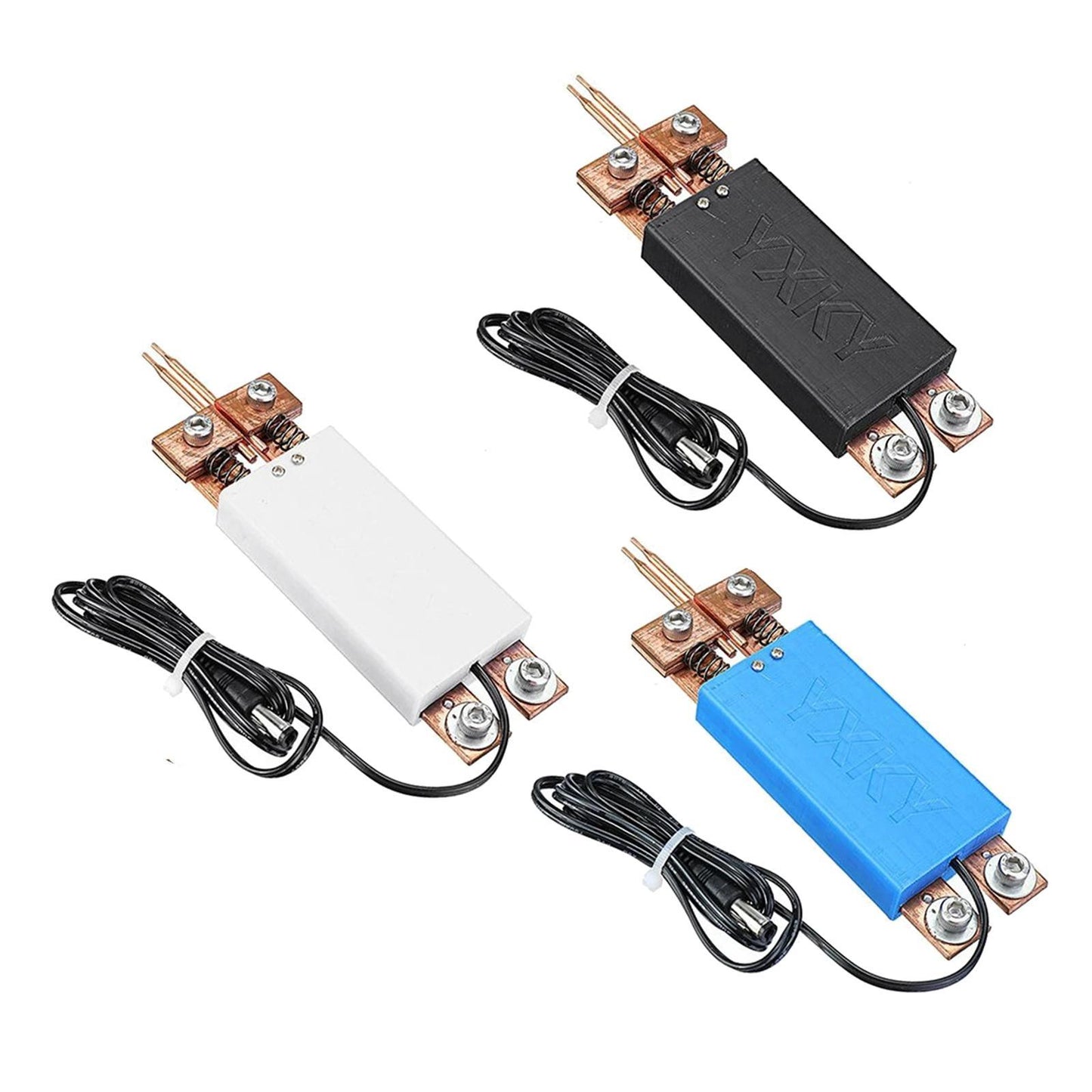 Integrated Type Spot Welding Pen Welder Portable DIY for 18650 Battery white