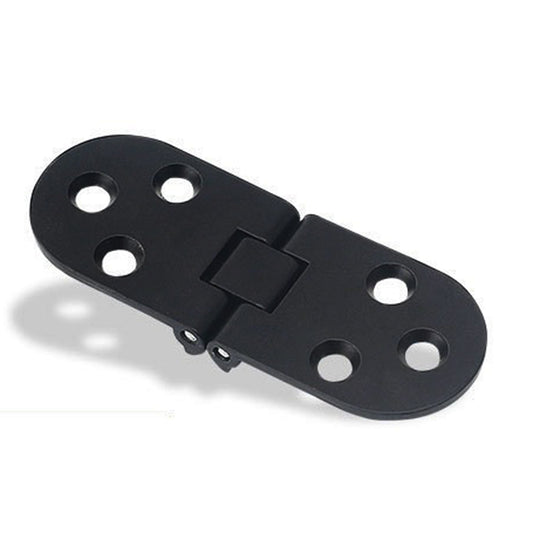 4Pcs Stainless Metal Furniture Hinges 180 Degree Rotation Black