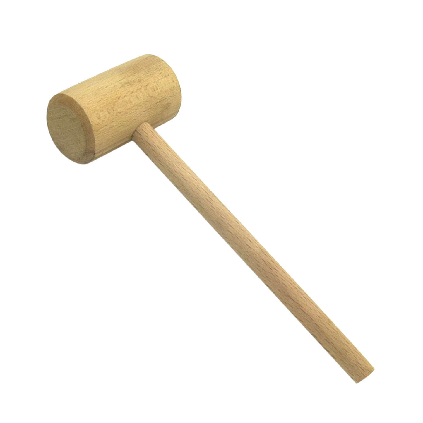 Unfinished Multifunctional Beech Wood Mallet Carving  Wooden S