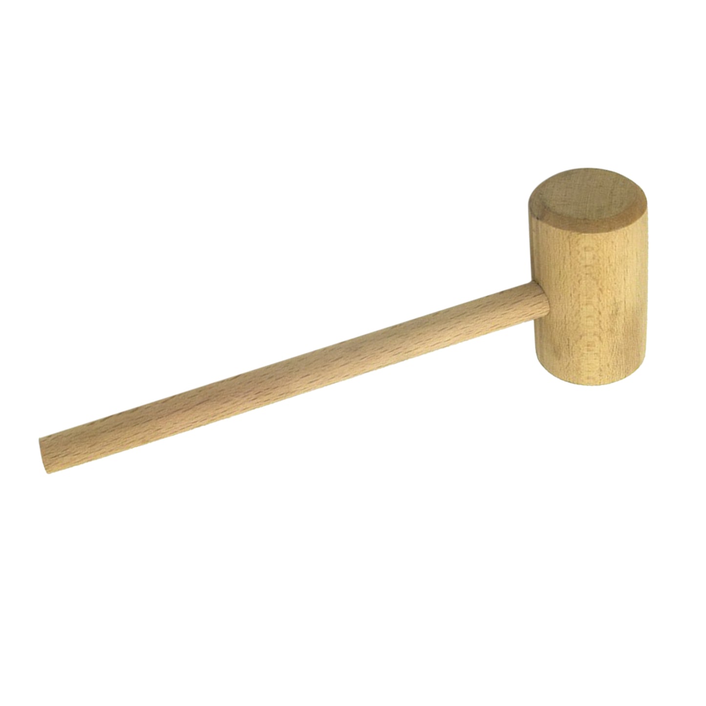 Unfinished Multifunctional Beech Wood Mallet Carving  Wooden S