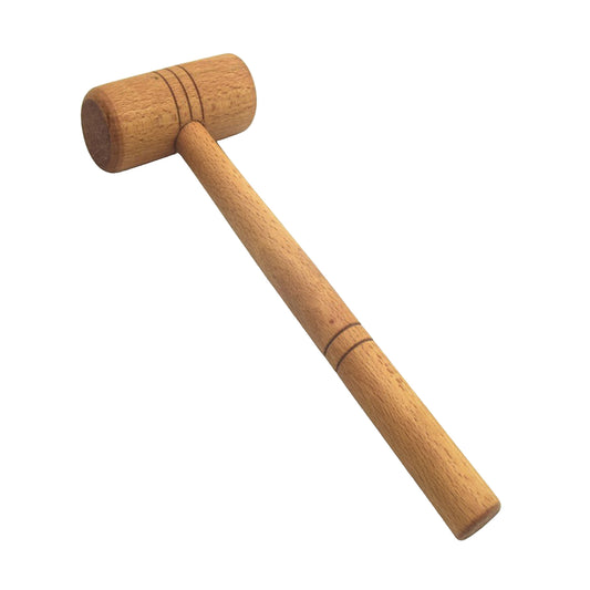 Unfinished Multifunctional Beech Wood Mallet Carving  Wooden L