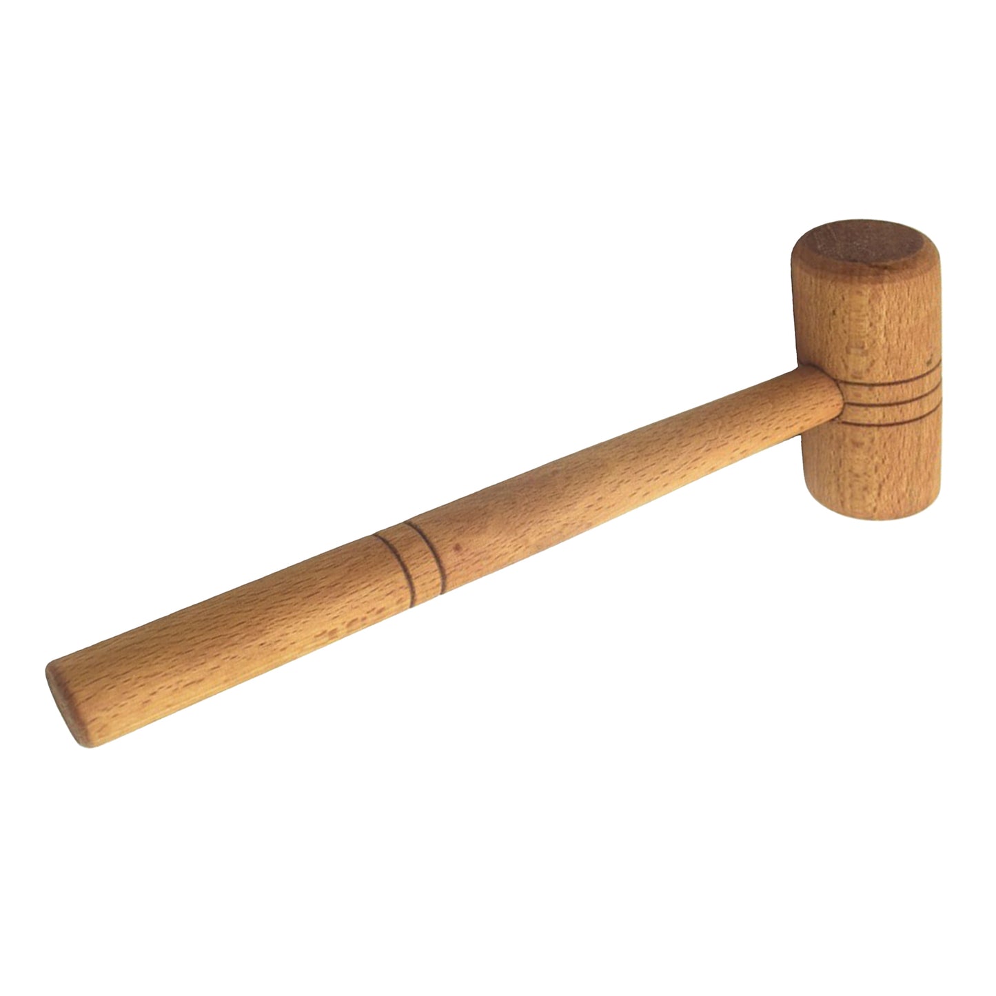 Unfinished Multifunctional Beech Wood Mallet Carving  Wooden L