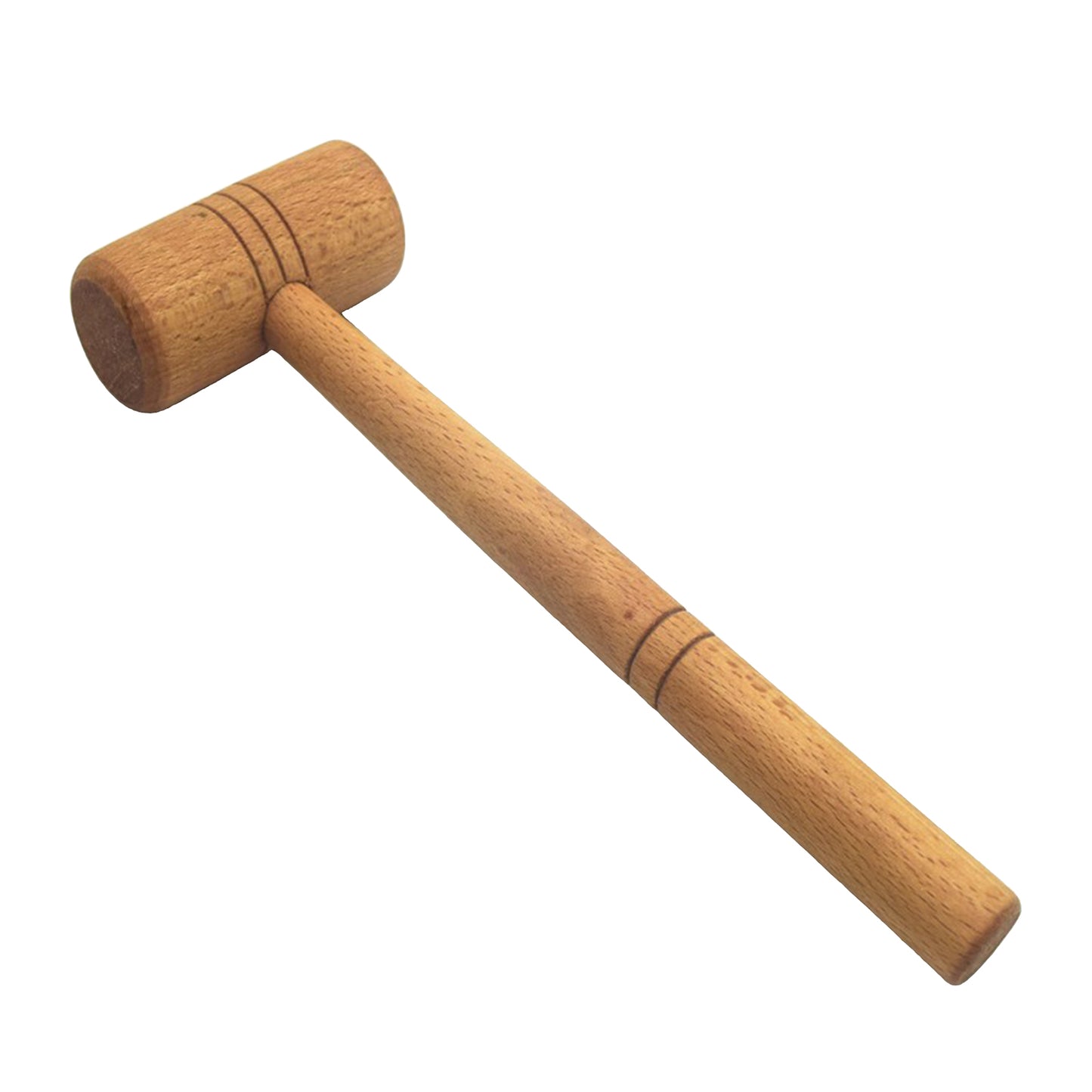 Unfinished Multifunctional Beech Wood Mallet Carving  Wooden L