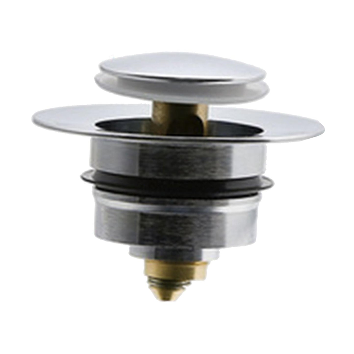 Universal Wash Basin Bounce Drain Filter Vanity Sink Bathtub Plug Bathroom 37 to 40mm Silver 2