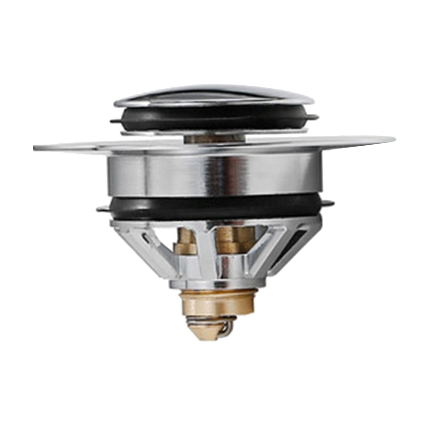 Universal Wash Basin Bounce Drain Filter Vanity Sink Bathtub Plug Bathroom 42 to 45mm Silver 3