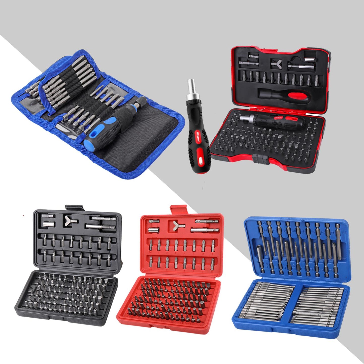 Magnetic Screwdriver Bit Kit Security Bit 1/4 Pro Ended Tools Box Bit Holder 100pcs