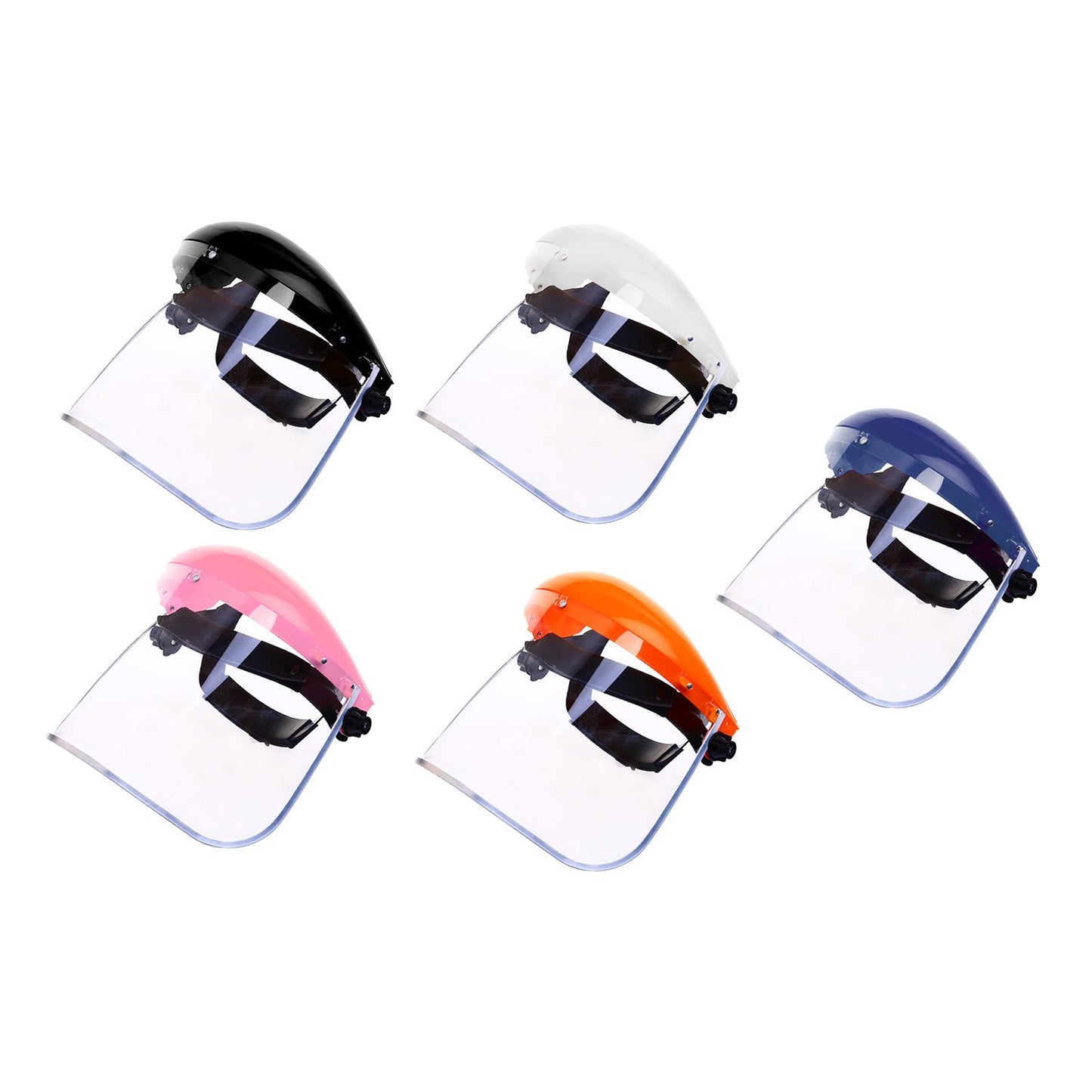 Anti Fog Face Shield Clear Work Guard Welding Headgear for Men and Women black