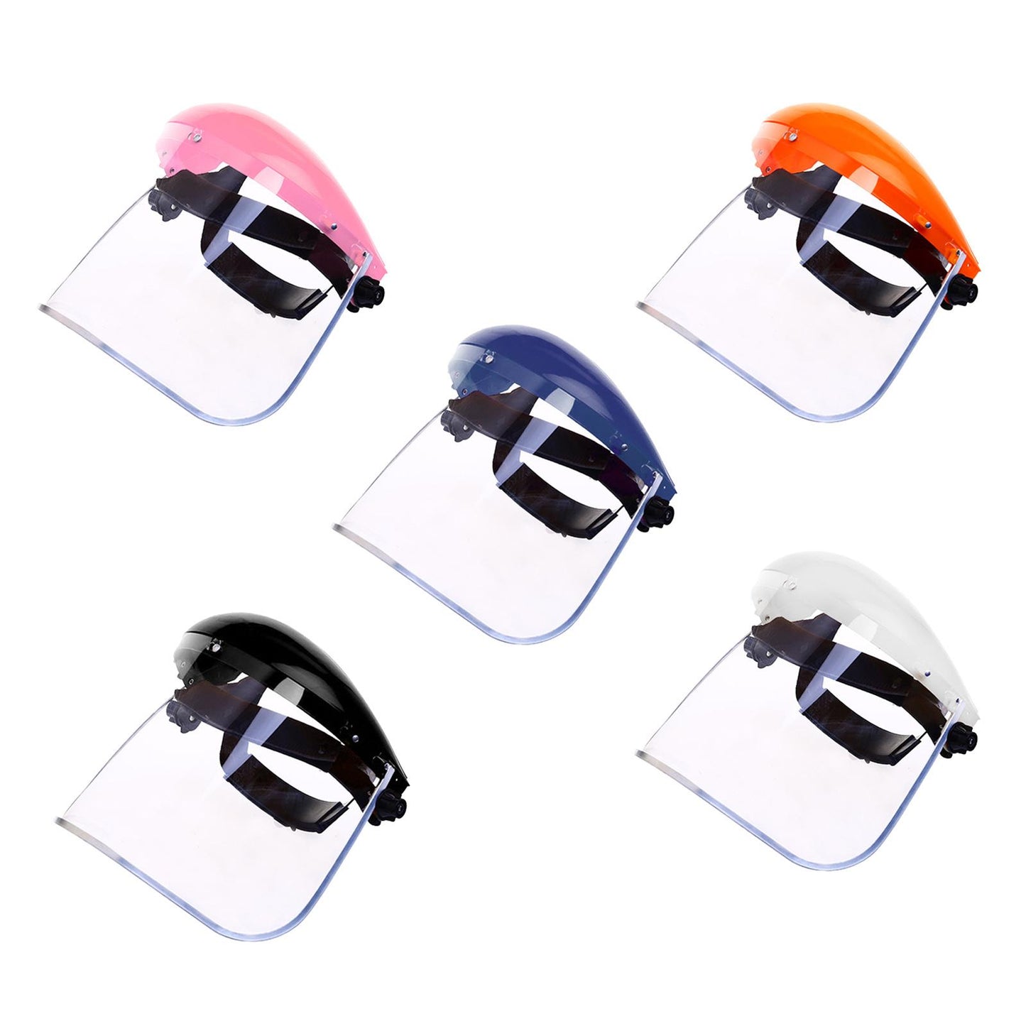 Anti Fog Face Shield Clear Work Guard Welding Headgear for Men and Women black