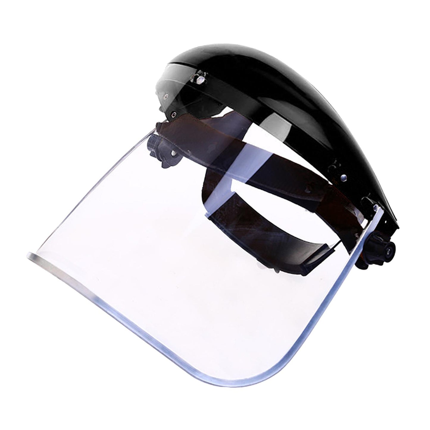 Anti Fog Face Shield Clear Work Guard Welding Headgear for Men and Women black