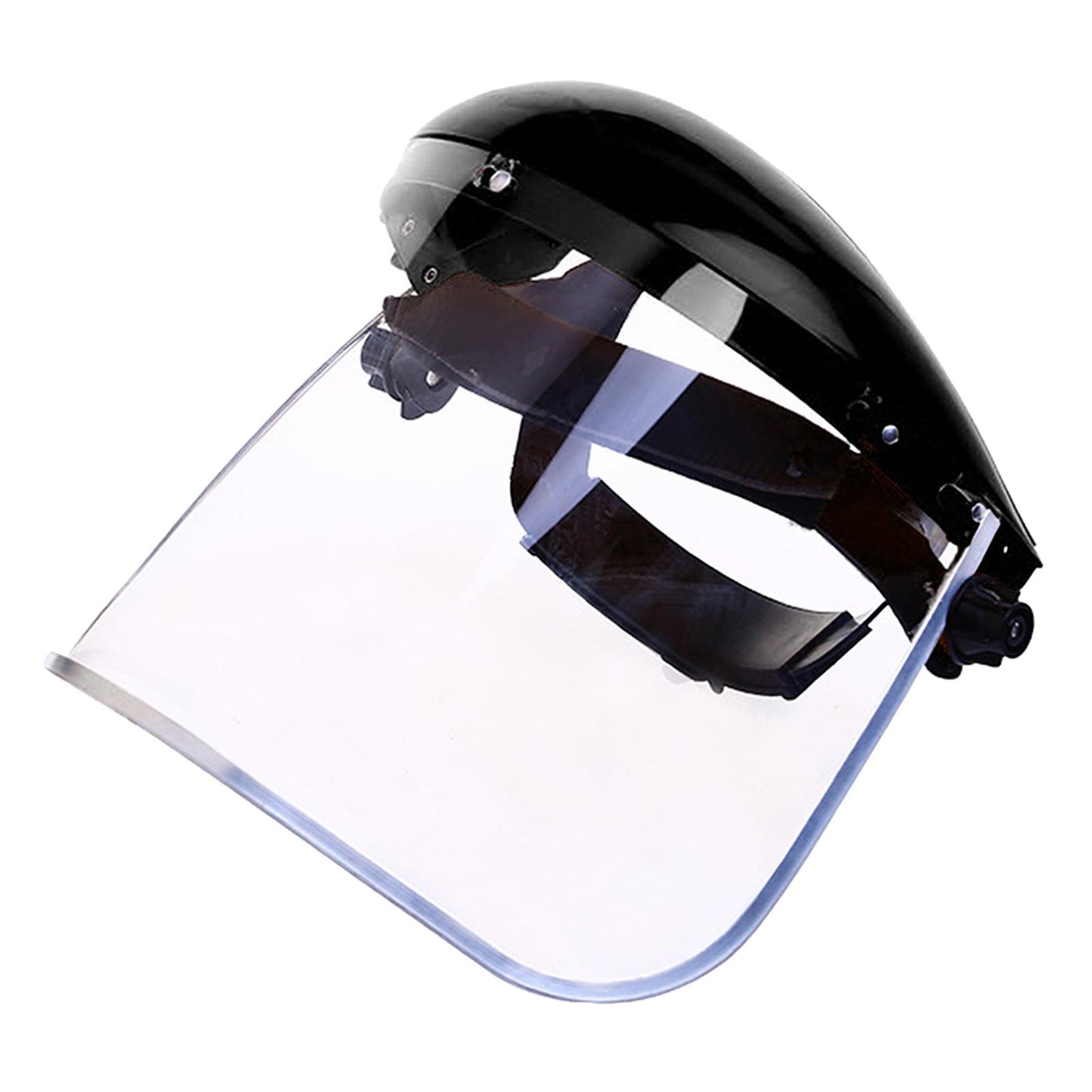 Anti Fog Face Shield Clear Work Guard Welding Headgear for Men and Women black