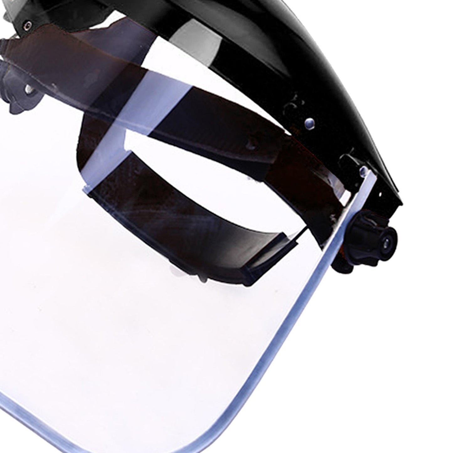 Anti Fog Face Shield Clear Work Guard Welding Headgear for Men and Women black