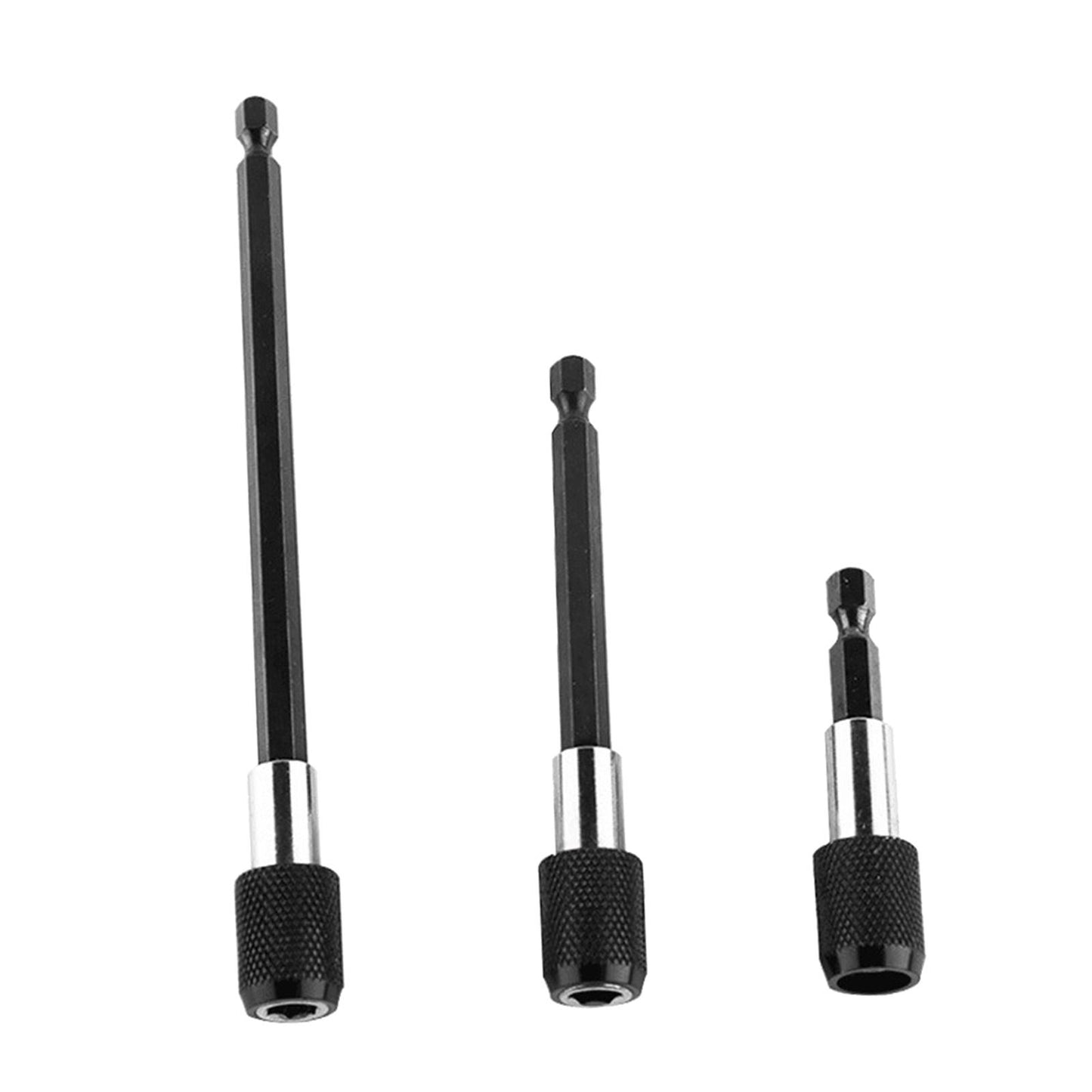 3pcs/set Magnetic Screwdriver Bit Holder 2.5 4" 6" Quick Change Drill Bit"