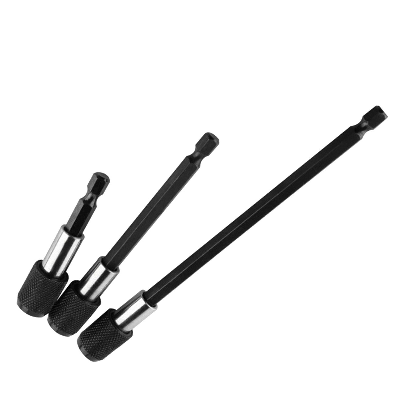 3pcs/set Magnetic Screwdriver Bit Holder 2.5 4" 6" Quick Change Drill Bit"