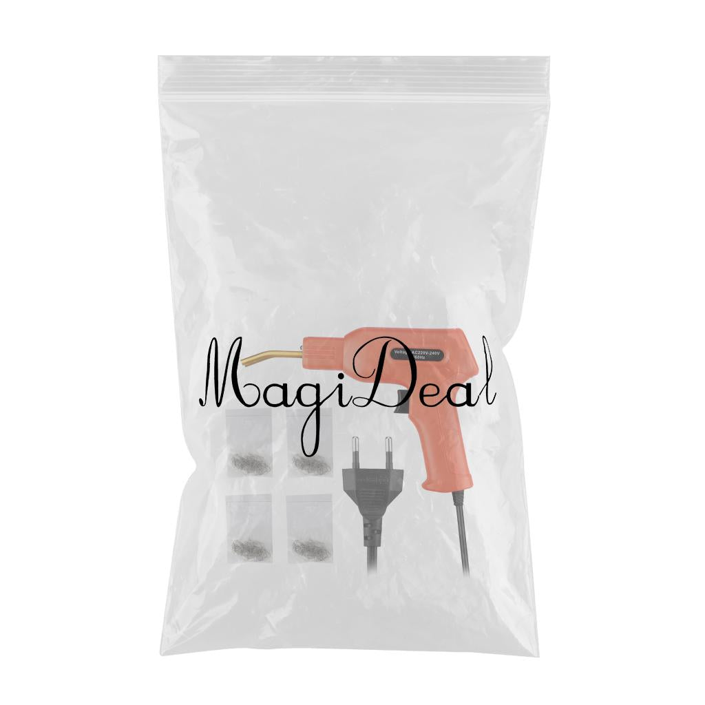 50W Handy Repair Plastic Welder Repairing Welder Gun Wave Flat Staple Kit