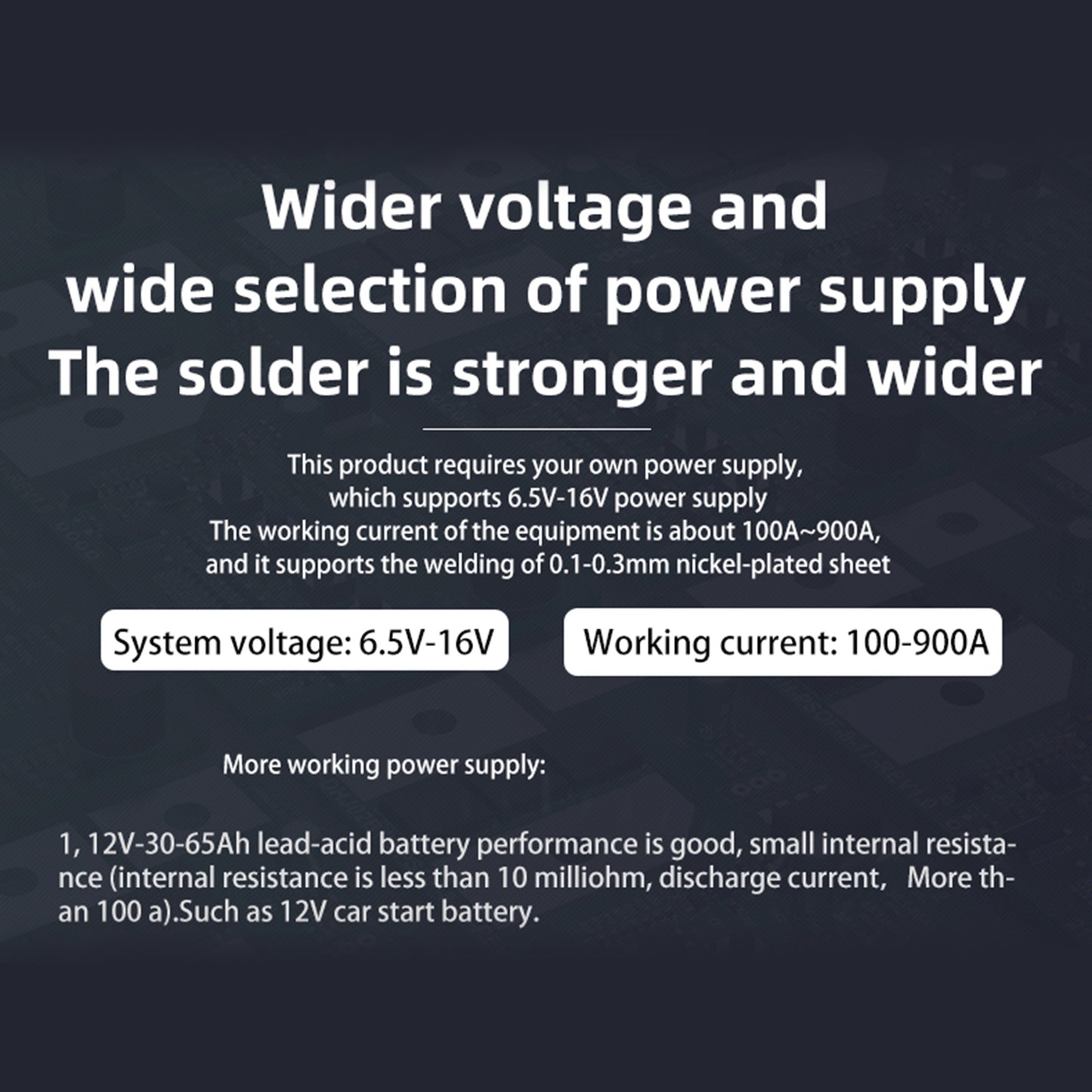 Mini Spot Welding PCB Circuit Board Full Set Welding Current 100A-900A