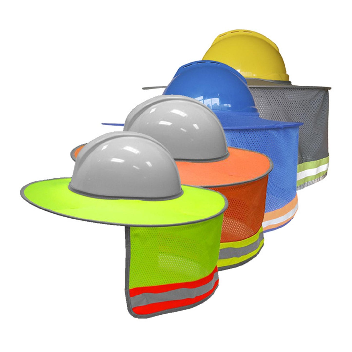 Hard Hat Sunshade Neck Shield Neck Sun Shade Protector Blue