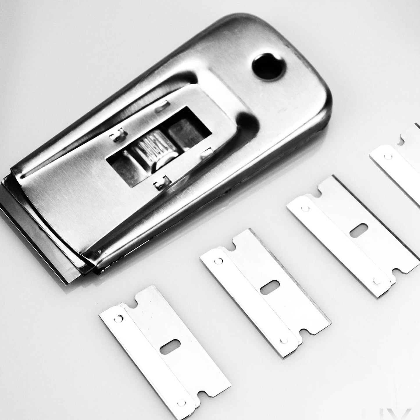 Razor Blade Scraper Window Scraper Glass Cooktop Scraper Scraper 5 Blades 1