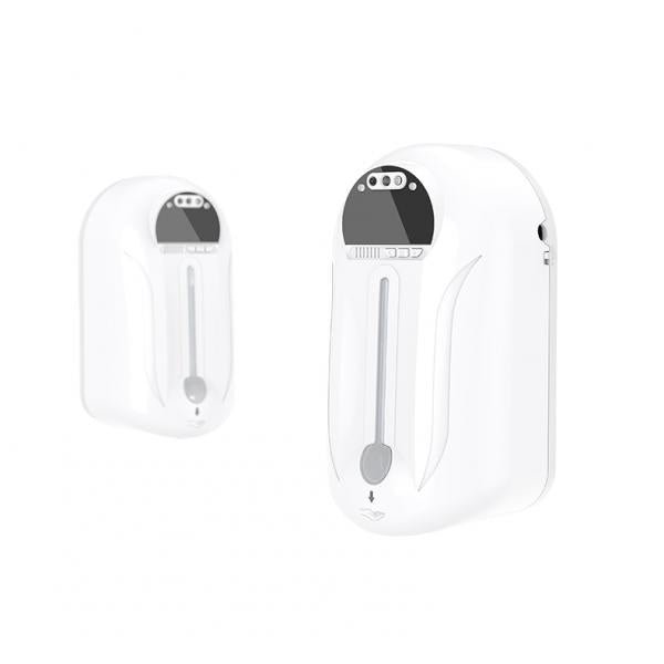 Wall Mounted Non-Contact Digital Thermometer 2-in-1 1250mL Soap Dispenser
