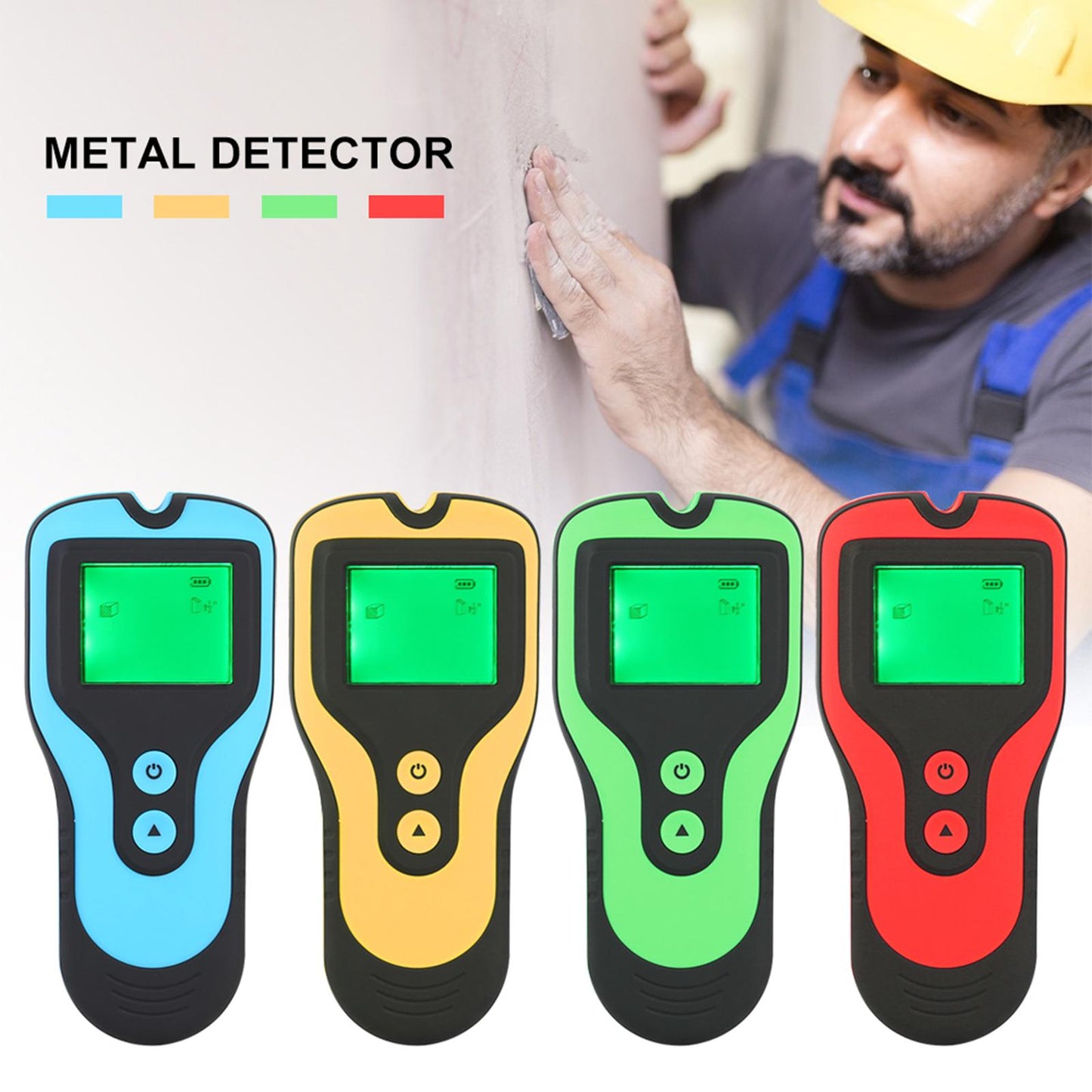 Multi-Function Stud Wall Scanner Wood AC Wire Metal Studs Detection Blue