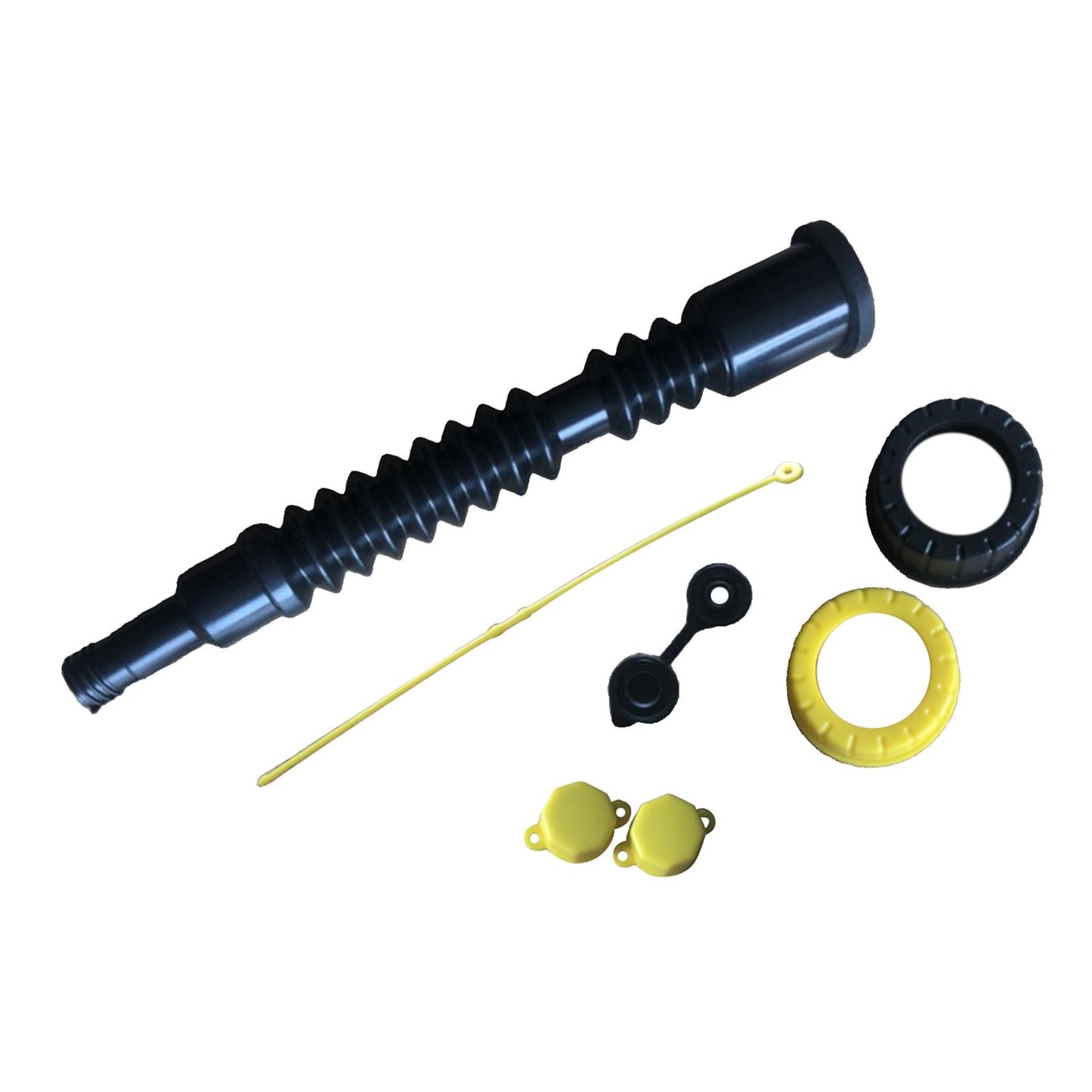 Gas Can Replacement Spout Kit Flexible Pour Nozzle with Gasket Stripe Cover
