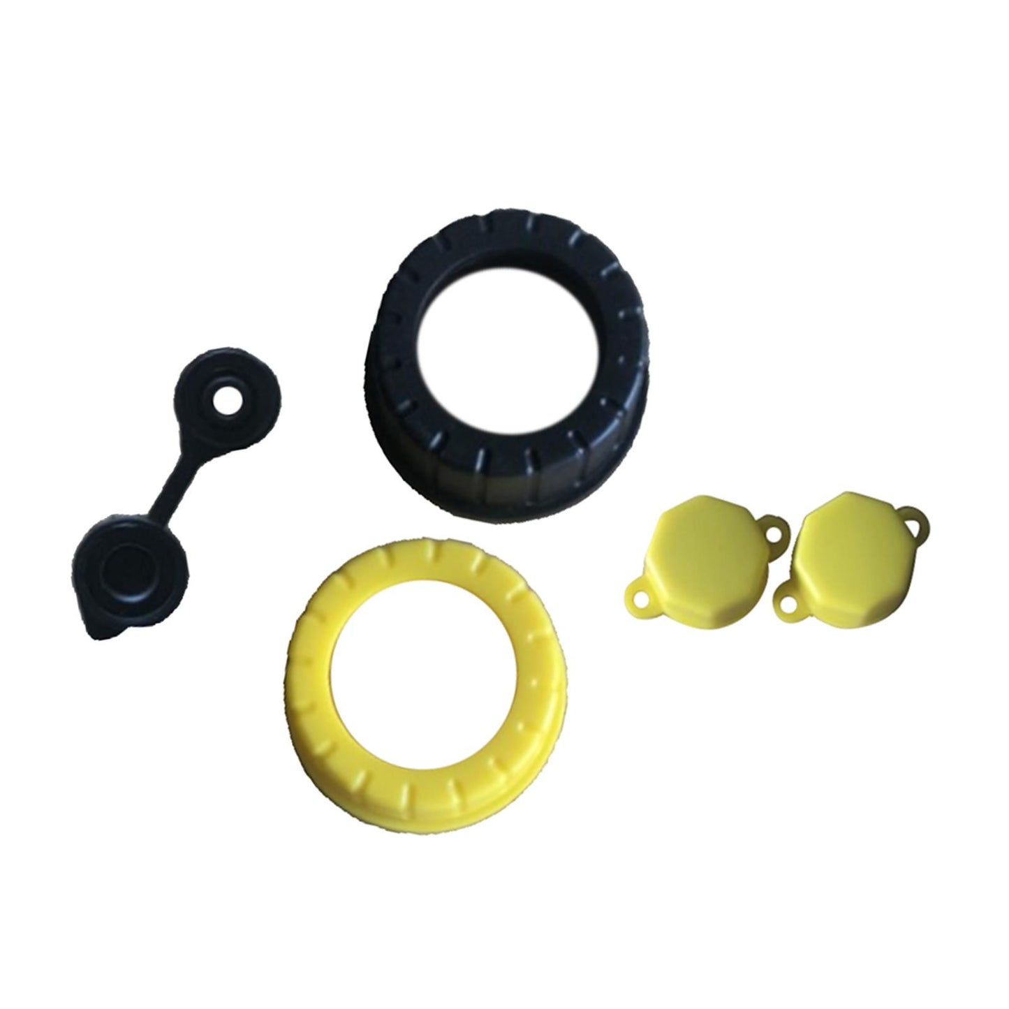 Gas Can Replacement Spout Kit Flexible Pour Nozzle with Gasket Stripe Cover
