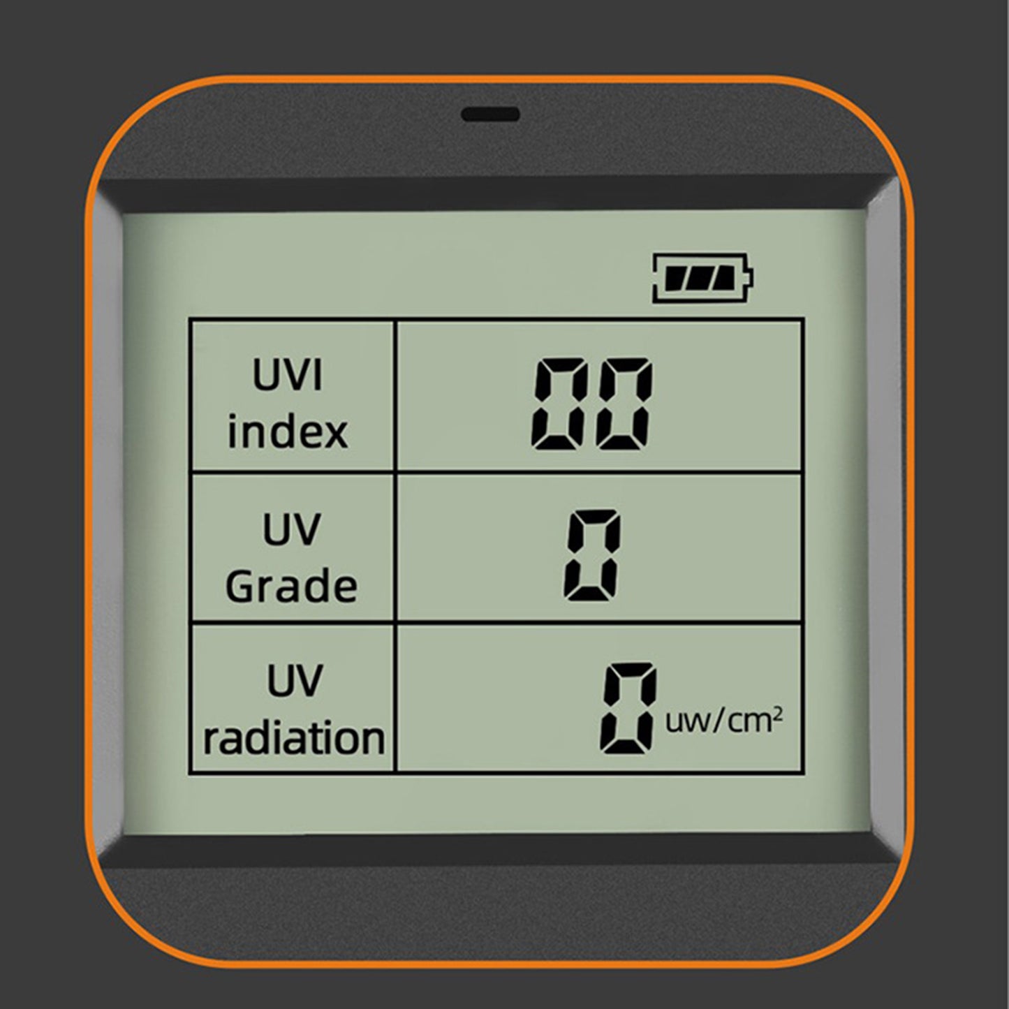 Portable Digital Ultraviolet Radiation Detector LCD Display