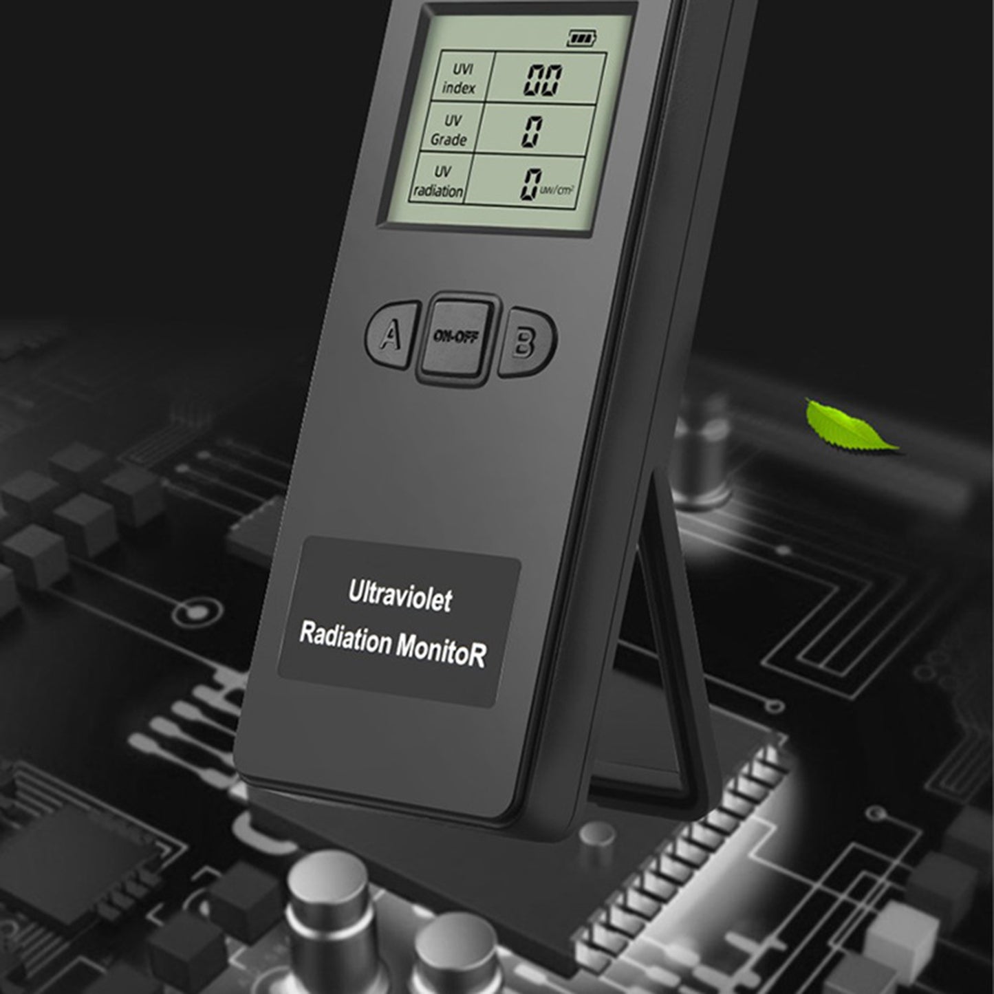 Portable Digital Ultraviolet Radiation Detector LCD Display