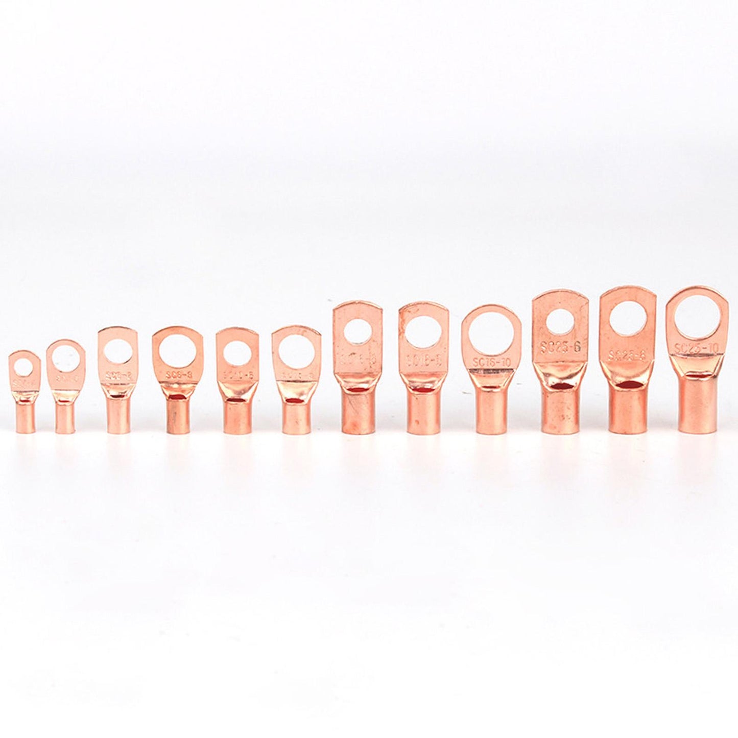 170x Battery Cable Ends Battery Wire Lugs Terminal Connectors AWG8 AWG10