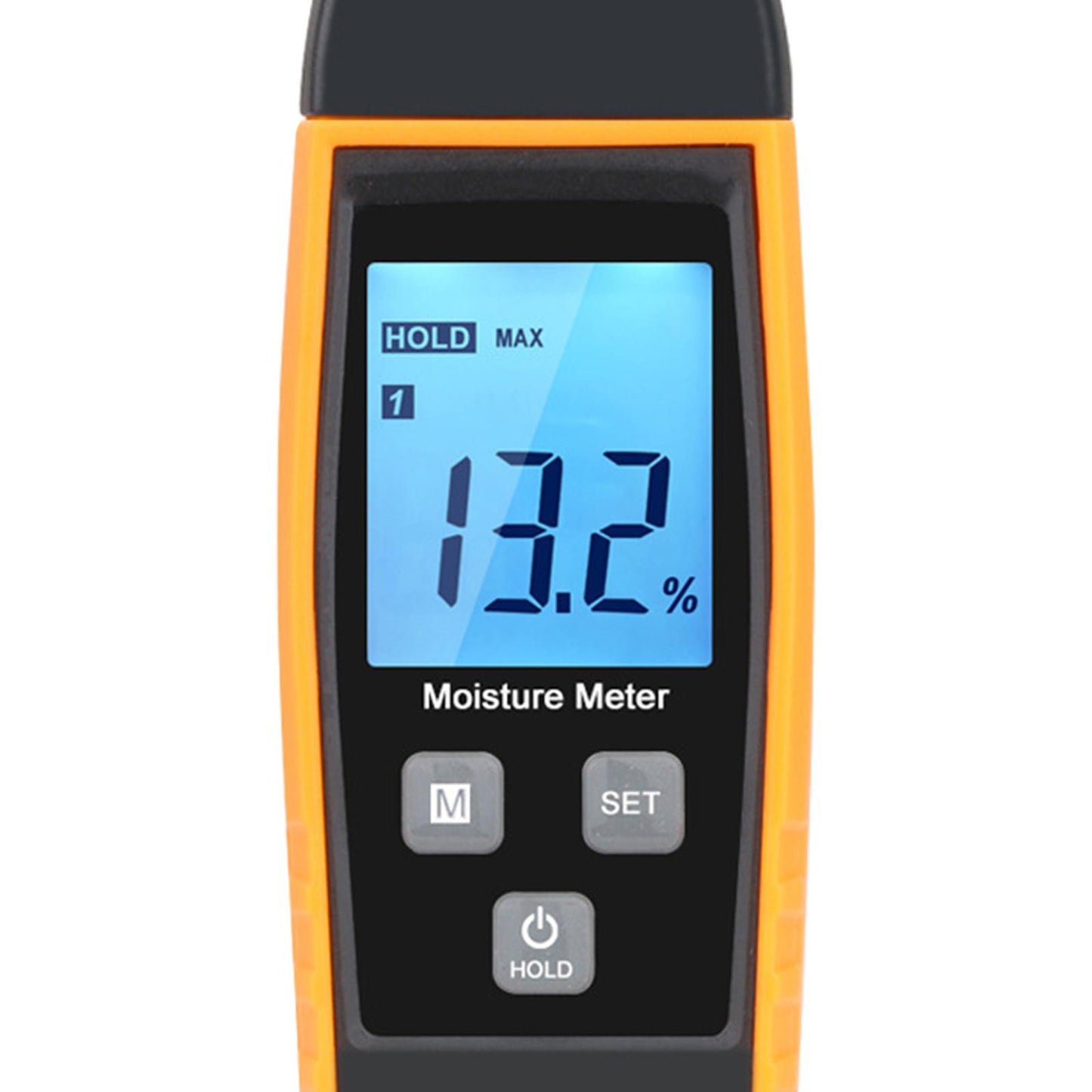 Portable Moisture Meter Needle Type Analyzer for Furniture LCD Display