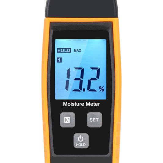 Portable Moisture Meter Needle Type Analyzer for Furniture LCD Display