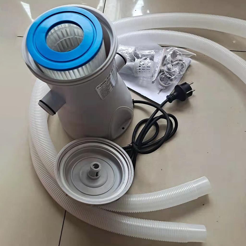 600 Gallons Swimming Pool Cartridge Filter Pump Kit with Accessories -EU