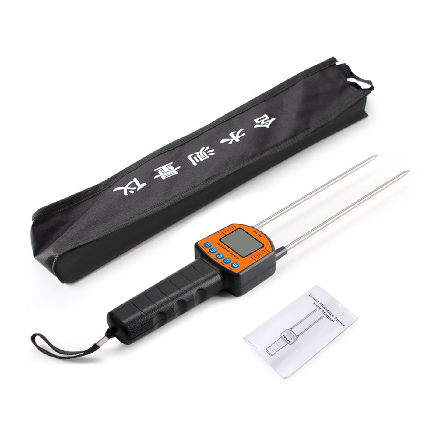 Handheld Portable Digital Grain Moisture Meter for Rice Bean Easy to Read