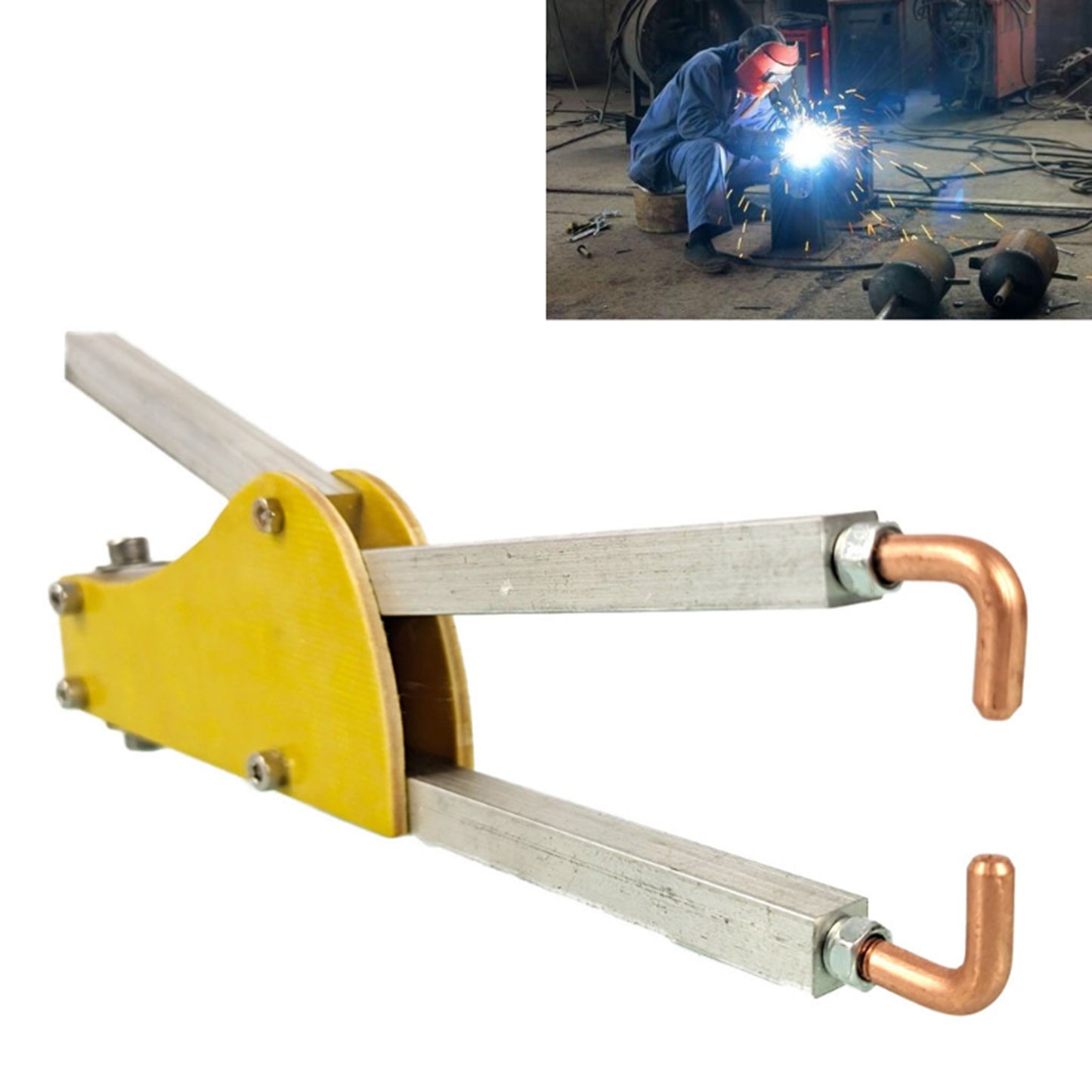 Spot Welder Plier Adjustable Welding Machine Pressure Epoxy Board Welder With Wire