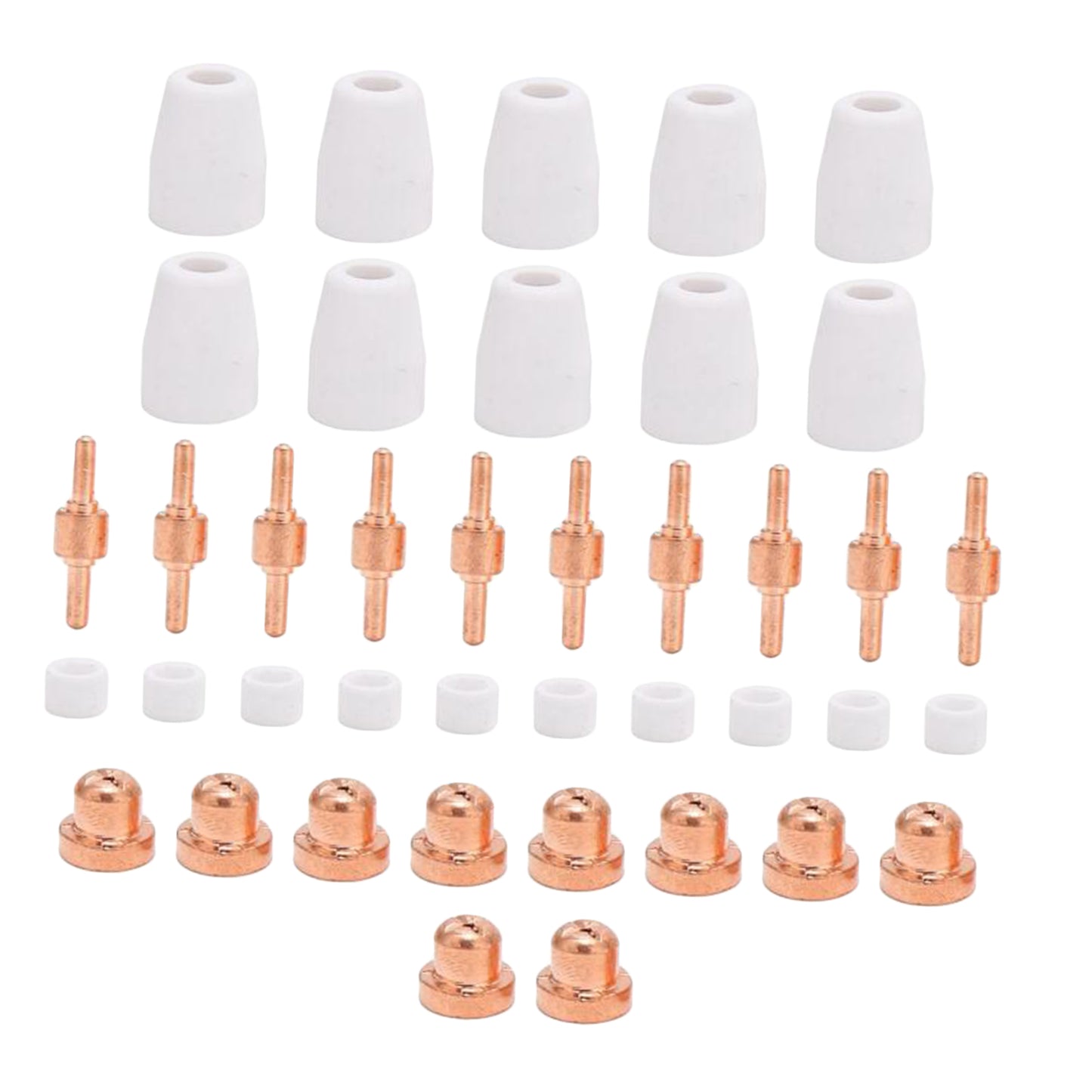 LG-40 Plasma Cutter Electrode Tips Set for CUT40 CUT50 Cutting Torch Parts 40pcs