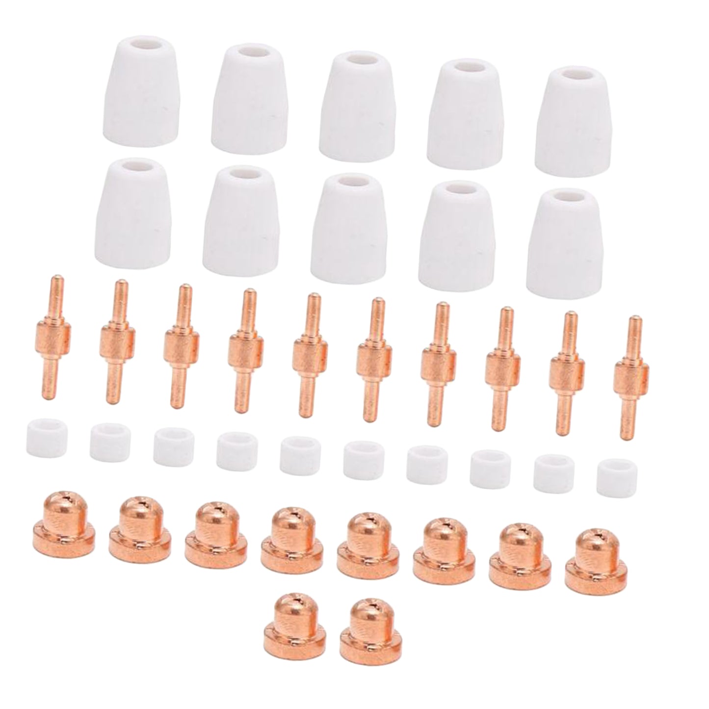 LG-40 Plasma Cutter Electrode Tips Set for CUT40 CUT50 Cutting Torch Parts 40pcs