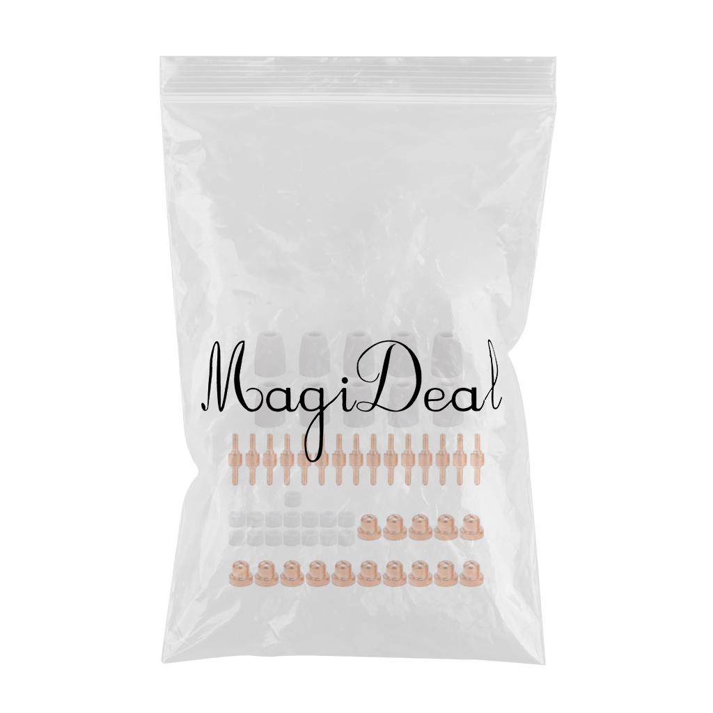 LG-40 Plasma Cutter Electrode Tips Set for CUT40 CUT50 Cutting Torch Parts 55pcs