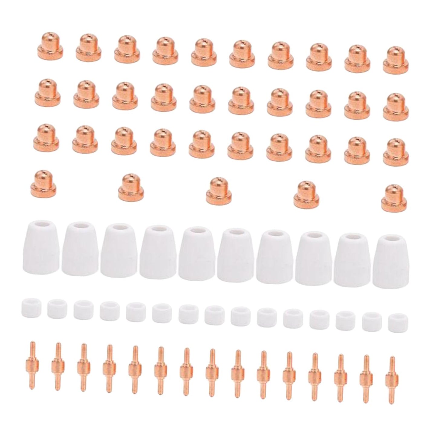 LG-40 Plasma Cutter Electrode Tips Set for CUT40 CUT50 Cutting Torch Parts 75pcs